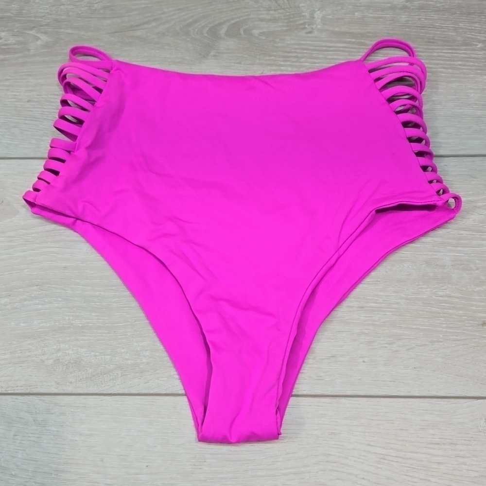 NEW L Space Women Anthropologie Swim bottom bitsy cut sz S